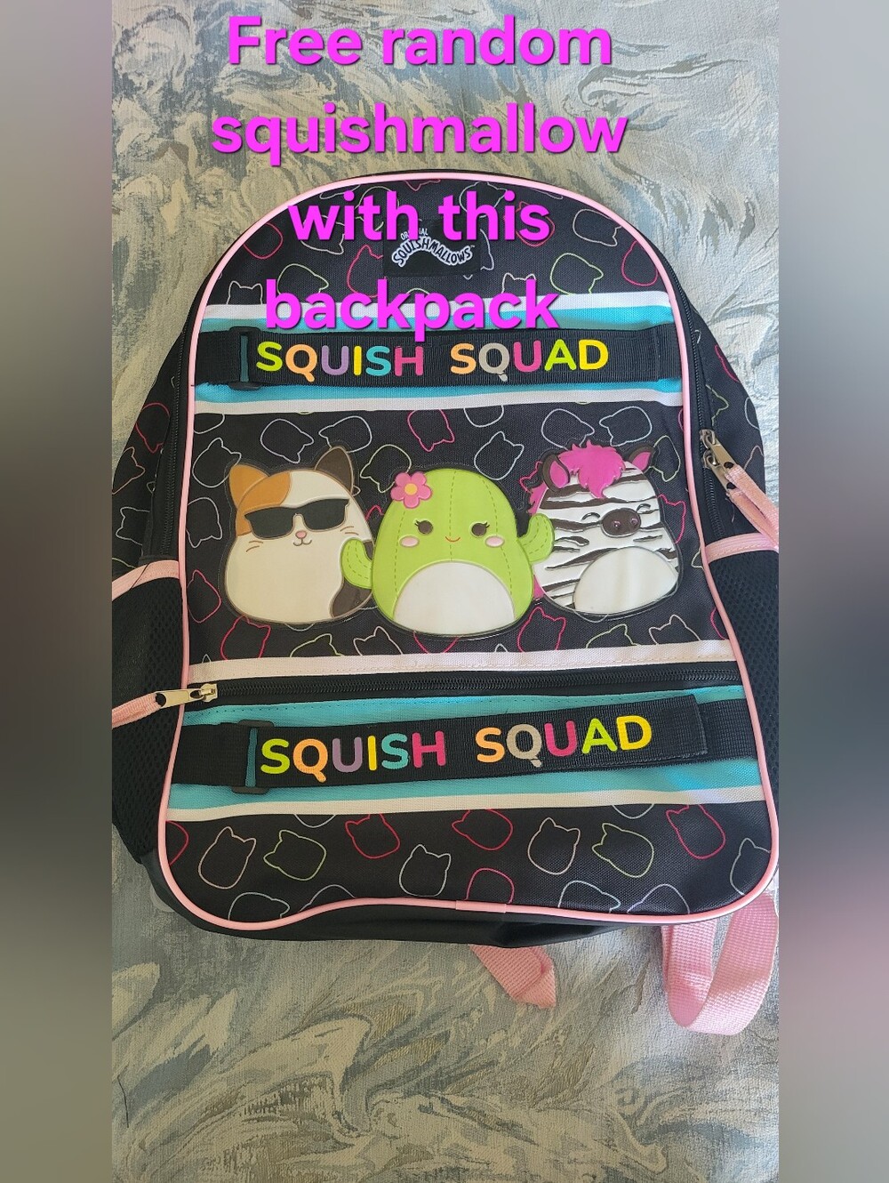 Brand New Squishmallows Kids Backpack
